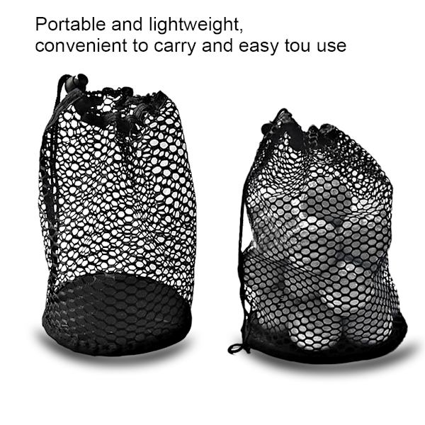 Golfboldtaske med Mesh-Net Nylon Opbevaringsholder Golfpung Poke 25 Bolde Samler