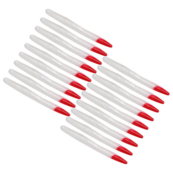 3-pack Konstgjorda Mjuka Silikonmaskar Jordmaskformiga Bete Fisketillbehör 7#