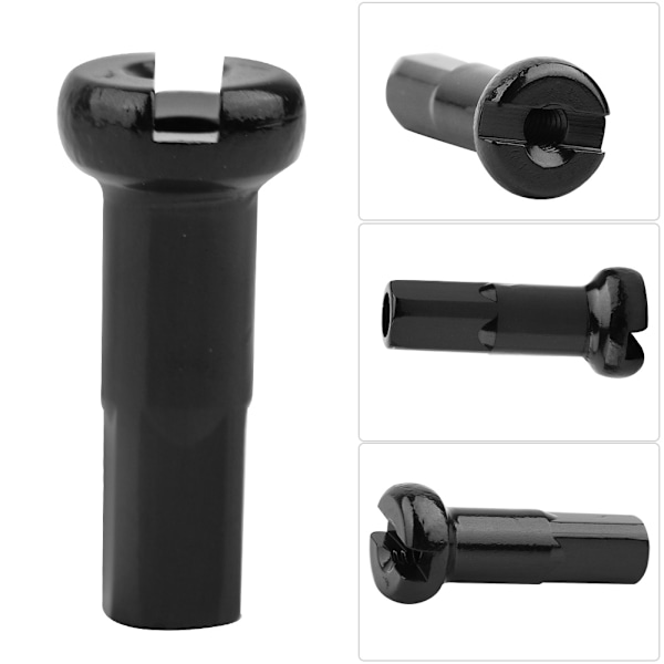 12 stk. 7075 Aluminium Legering Mountainbike Hjul Eger Dæksler Tilbehør Til Cykling (Sort)