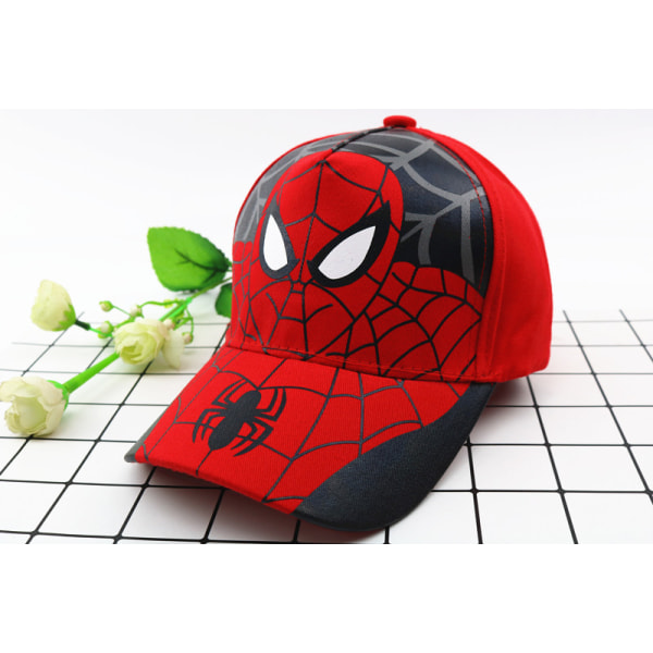 Spider-man cap justerbar casual cap för barn röd red
