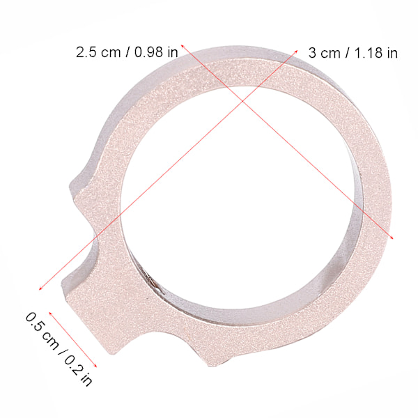 LaRue Tactical Lygtebeslag Ringe Klemme Holder 0,760\" Inline Light Ring Sand Farve
