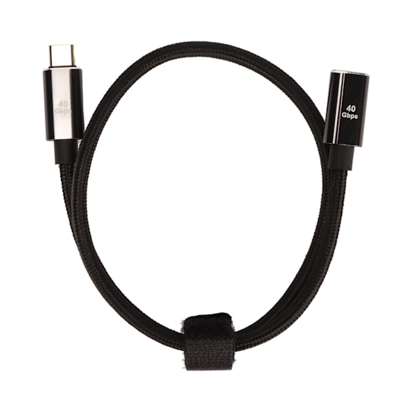 USB C til USB C-kabel Type C USB4.0 datakabel for Thunderbolt 4 PD100W hurtiglading 40 Gbps 8K 60Hz Type C forlengelseskabel 50 cm