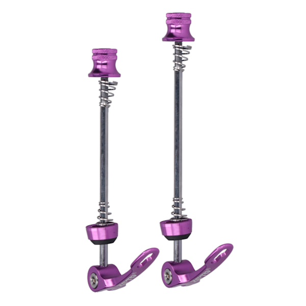 ZTTO 2-pack Snabbkopplingsspärrar för cykel, fram och bak, lila