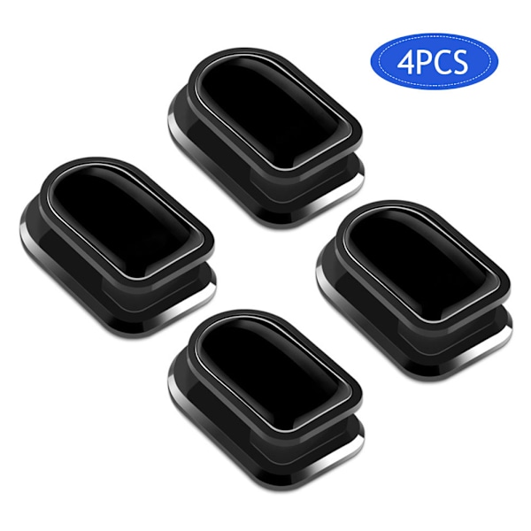 4 st. Bilbaksäte Mount Hook Dolda Bilinredning Hook Adhesive Hook Holders