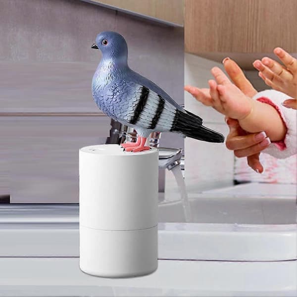 Pigeons Bird sæbedispenser, automatisk håndsæbedispenser, kontaktløs automatisk håndvask med induktionsskum