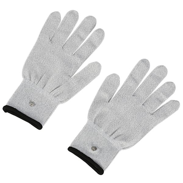 1 Par Tens-maskiner Ledande Elektroder Massagehandskar Elektroterapi Ledningar (L)