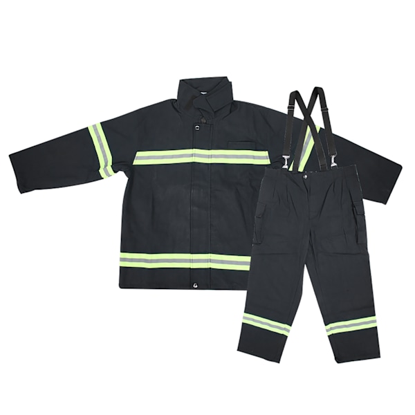 Flamskyddande Kläder Brandsäker Värmebeständig Brandman Skyddande Reflekterande Jacka Byxor XXL