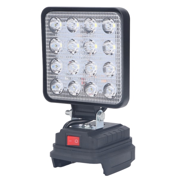 LED-arbeidslys Trådløs 18V litiumbatteridrevet superlys utendørs sikkerhetslampe flomlys spotlight for BL1830 1840 1850