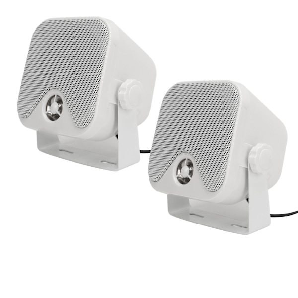 1 Par 4 tommers Marine Bokshøyttalere 100W Heavy Duty Vanntette Utendørs Lydanlegg for ATV UTV Traktor Lastebil