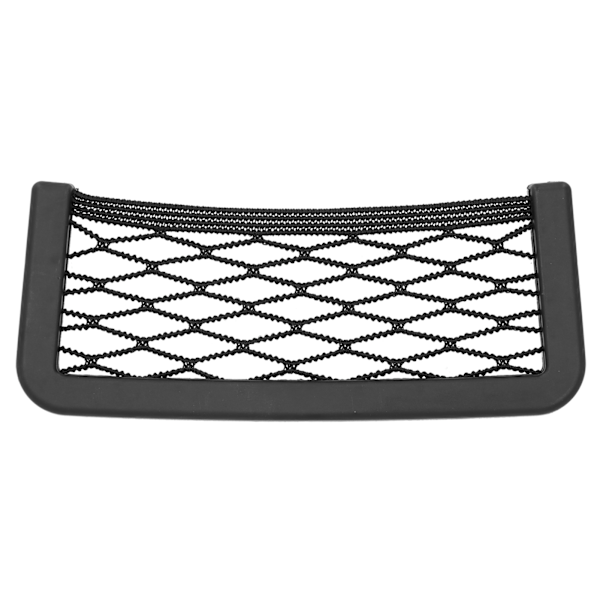 Universal Car Mesh lagringsorganisator Mobiltelefon Små föremål Gadgethållare BiltillbehörSmå 5,7 x 3,5 x 0,4 tum