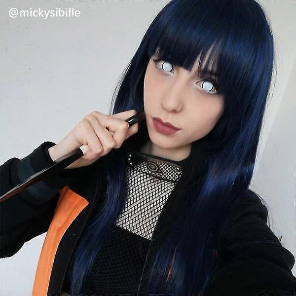 L-e-post Peruk Hinata Hyuga Cosplay Peruk Sora No Method Shione Togaw