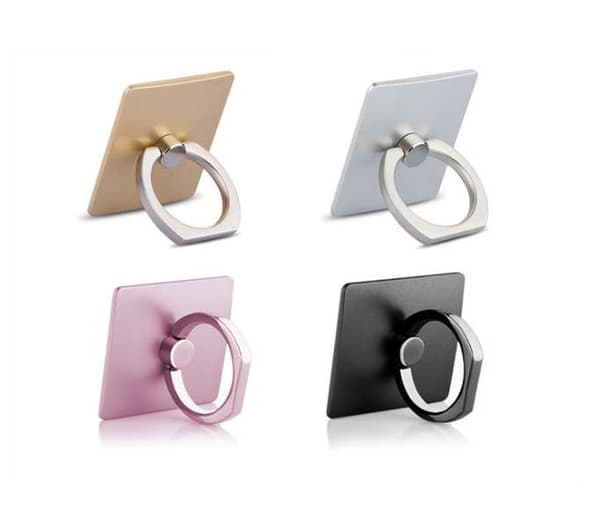 Älypuhelimen sormipidin, neliö Silver 10