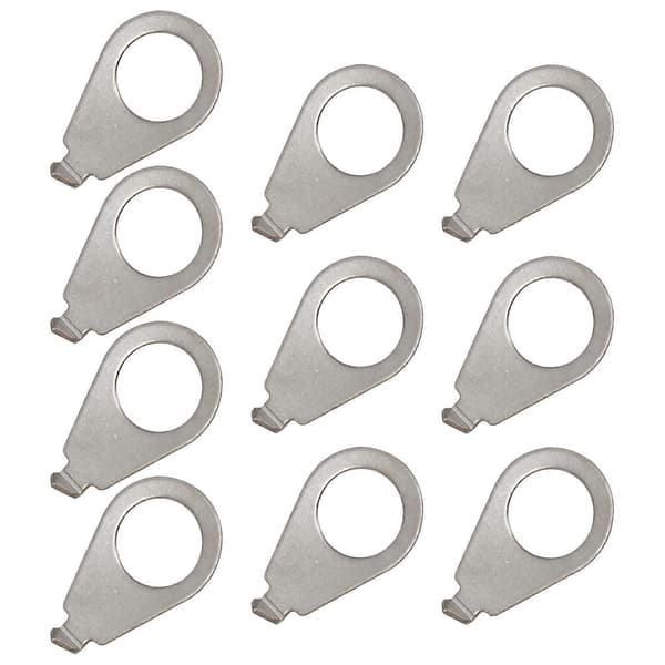 10x Potion Indicator Iron Kompatibel med Musikinstrument Elgitarr LP Gitarr Silver