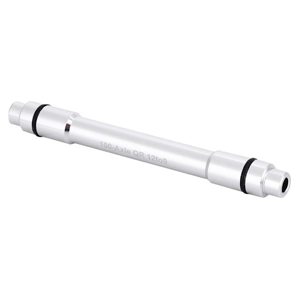 Pyörän läpiakselin navan sovitin 12 mm - 9 mm pikalukituskeppi Hopea