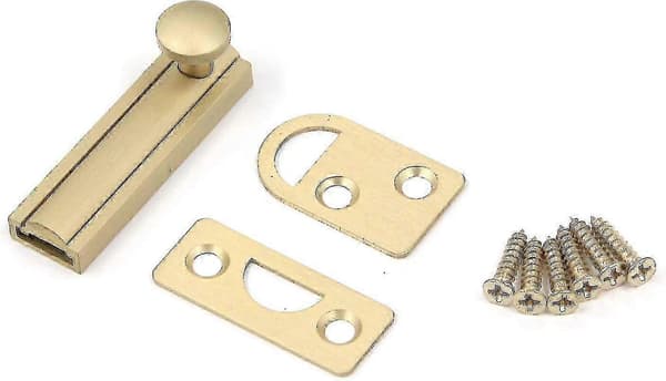Solid Surface 5 cm mat pipregel med låsebeslag Kompatibel med skydedør Gold