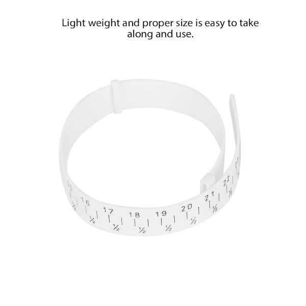 Plastmätare för armband, armbandsmätare, handledsmåttverktyg, måttlinjal