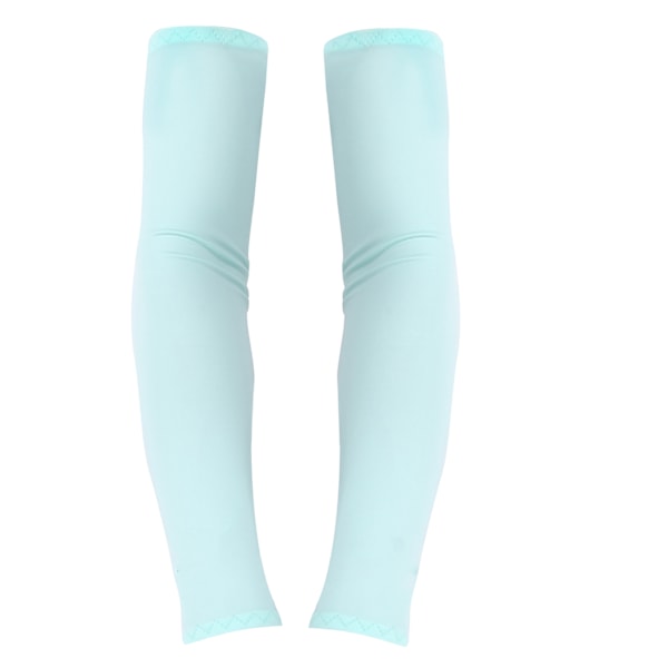 Sommar Andningsbara Armiskydd för Utomhuskörning UV-skydd Lång Arm Band Unisex Blå