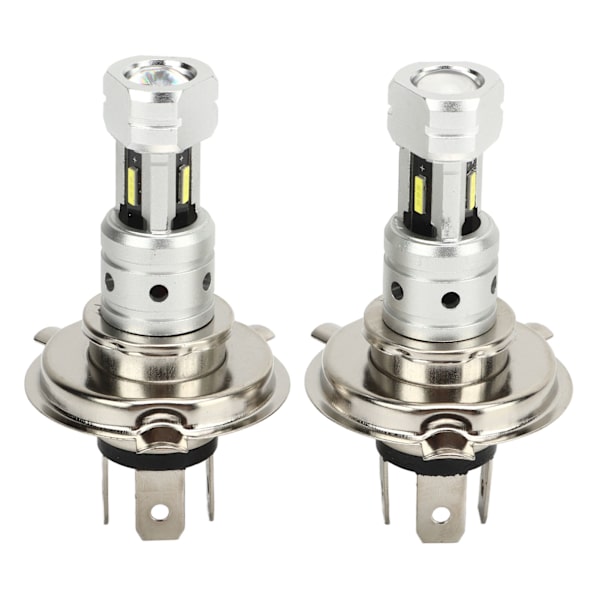 2 st 100W H4 LED Motorcykel Strålkastare Glödlampa 360 grader Super Ljus CSP Chip Energibesparande ersättning för Suzuki White Light 6000K