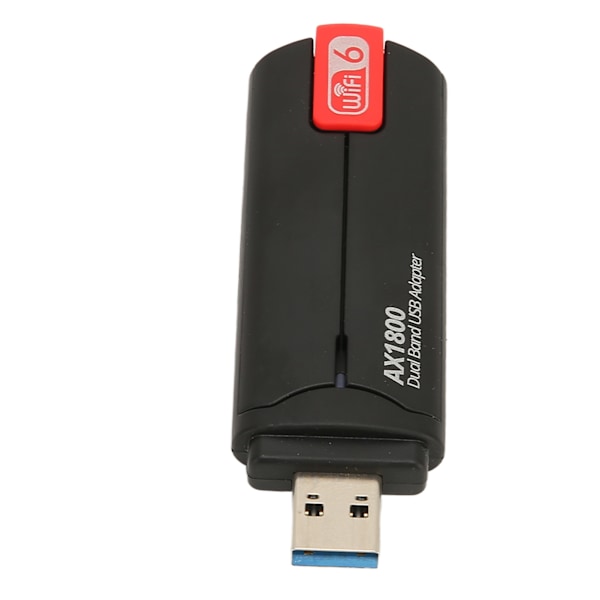 USB WiFi-sovitin 1800Mbps Vakaa signaali USB3.0 MU MIMO -teknologia WIFI6 Langaton Internet-kortti Koti- ja toimistokäyttöön