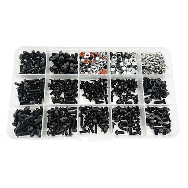 Metall RC Skruesett 1/10 Flat/Rundt Hode Sakura D4 RC Bil
