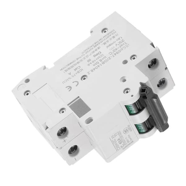 250V DC 2P Lavspenningsminiatyrluftbryter Solenergibryter (63A)