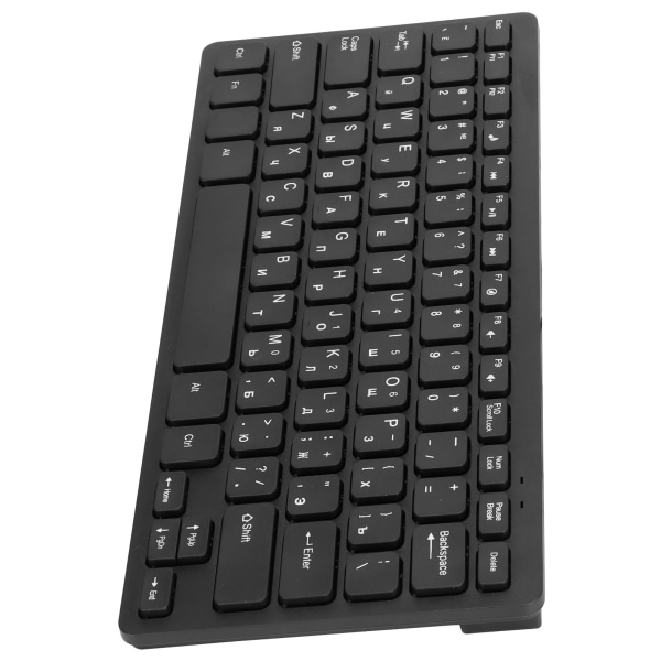 TIMH computertastaturer Ergonomisk design Ultratynd mini holdbart ledningsført 78 taster Mekanisk tastatur til pc bærbare (russisk)