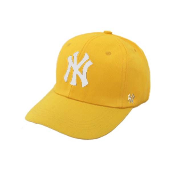 47 New York Yankees klar justerbar kasket (sort broderet yellow