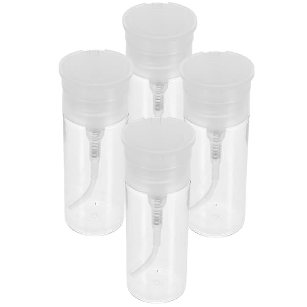 Vask neglelakkfjernerflaske Kompatibel med Kompatibel medoppbevaring 1 sett hvit 100 ml pumpedispenser