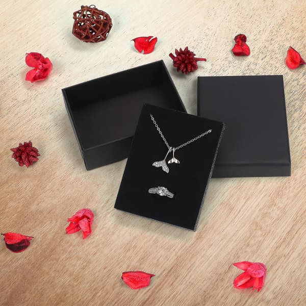【BEMS】Black Boxes Compatible with Jewelry - 12-pack, 9x7x3cm Small Gift Box with Sponge Inside - Necklace and Ring Display