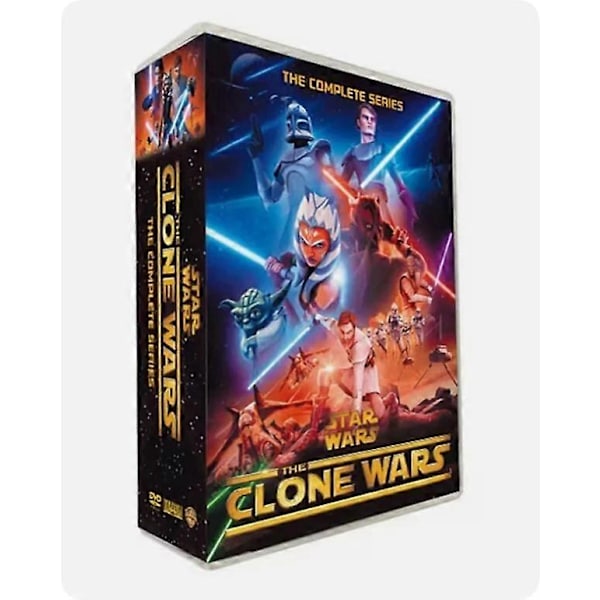 【BEMS】Star Wars: The Clone Wars Sesong 1-7 (25-DVD bokssett) Engelsk versjon