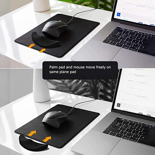 Ergonomiskt handledsstöd för musmatta i silikon för skrivbordsdator