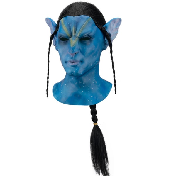 Halloween maske latex hovedbeklædning lysende den samme Avatar-dreng