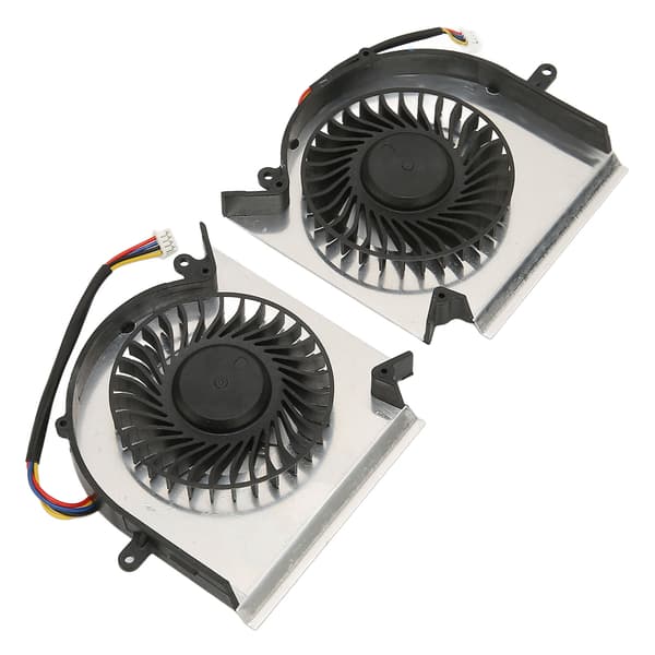 Utskifting av CPU GPU kjølevifte kompatibel med MSI GE75 GP75 GL75 WE75 GE63 GP63 GL63 GV63 GE73 GL73VR 4-pinners DC 5V 0.55A GPU-vifte CPU GPU-vifte