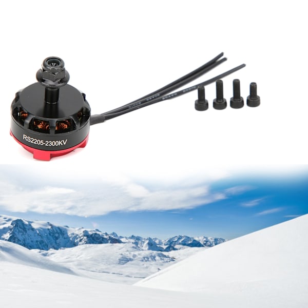 KSX3567 RS2205 2300KV 2205 CCW Børsteløs Motor Quad Drive Motor til FPV Racing Multicopter Rød