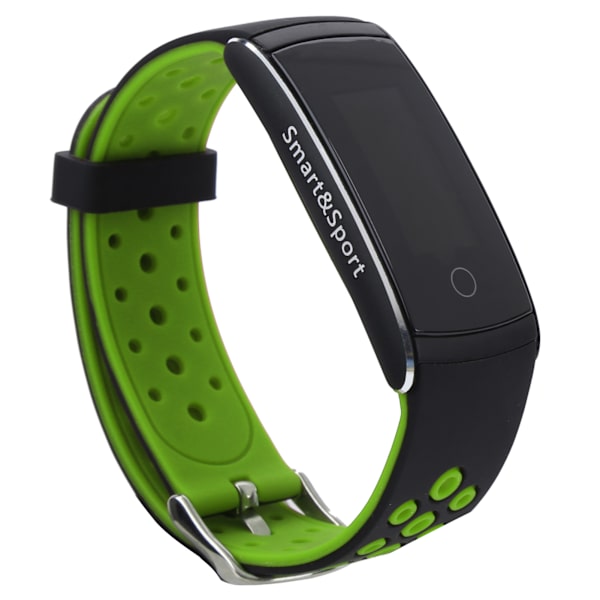 AD22 Smart Fitness Armbånd - Vandafvisende, Sort Grøn