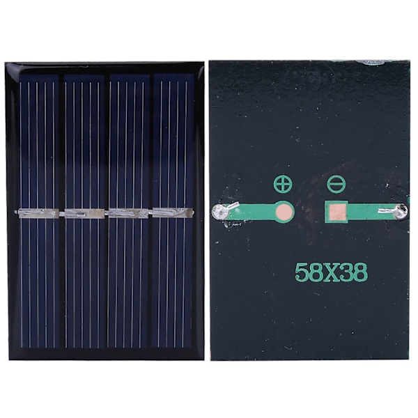 2V 0,28W Mini Solpanel Batteriladdare Polykristallin Silikon Utomhus Laddning Strömförsörjning
