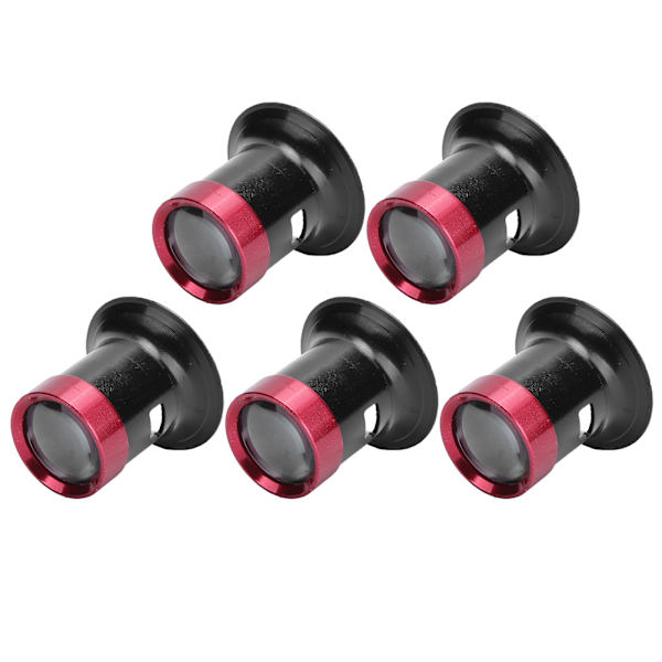 5-pack Förstoringsglas i Aluminiumlegering för Urmakare, Glaslins Förstoringsglas Loupe Tillbehör