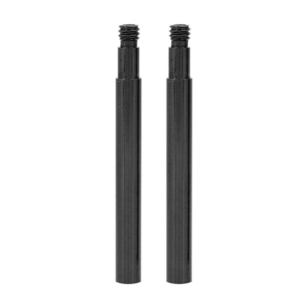2 stk. 60 mm Cykel Presta Ventil Forlænger Indre Dæk Ventiler Forlængelse (Sort)