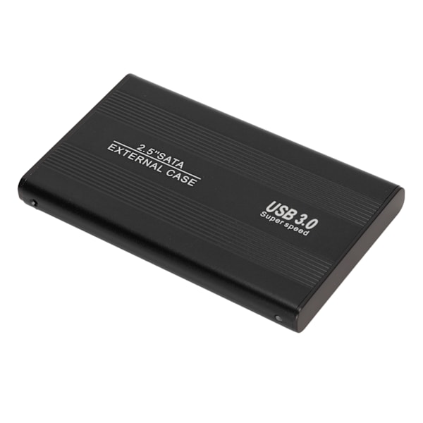 USB3.0 HDD-kabinett 2,5 tommer 5 Gbps Ultra tynn lett HDD-kabinett-adapter for bærbare datamaskiner for WIN 7 for WIN 10 Svart