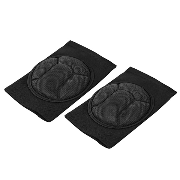Tykke Svampe Knebeskytter Sport Putestøtte Erme Crashproof for Keeper Dansing (M, Svart)
