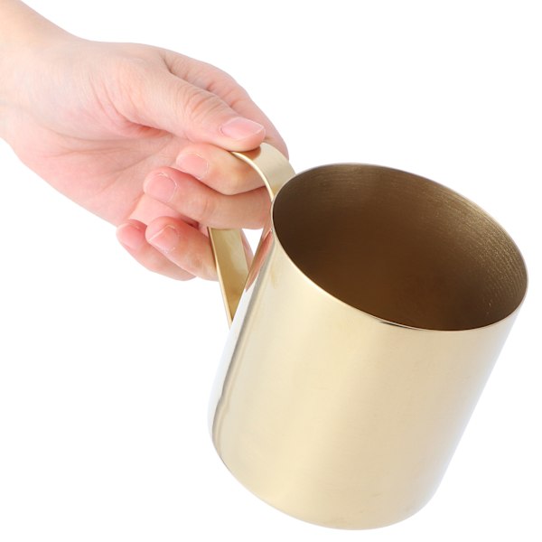Cocktailkrus i rustfritt stål - 400 ml gullbar drikkevare