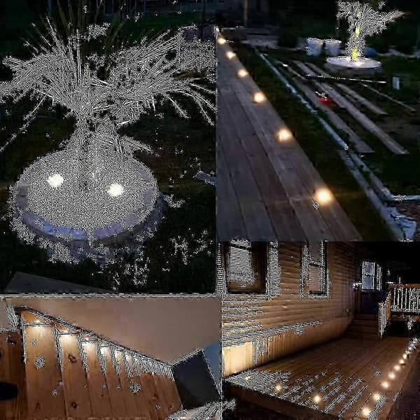Vattentät IP67 Infälld spotlight-kit för utomhusbruk för träterrass, 16-pack LED-spotlights[BEMS]