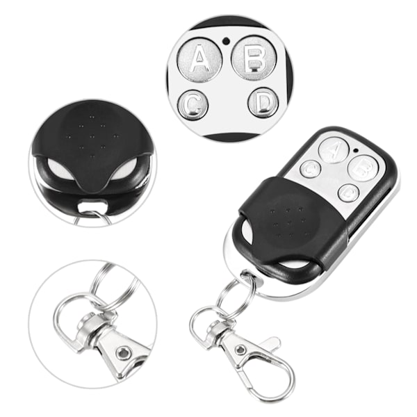 4 st Universal Kloningsnyckel för Fjärrkontroll Trådlöst för Bil Garageport Grind 433.92mhz