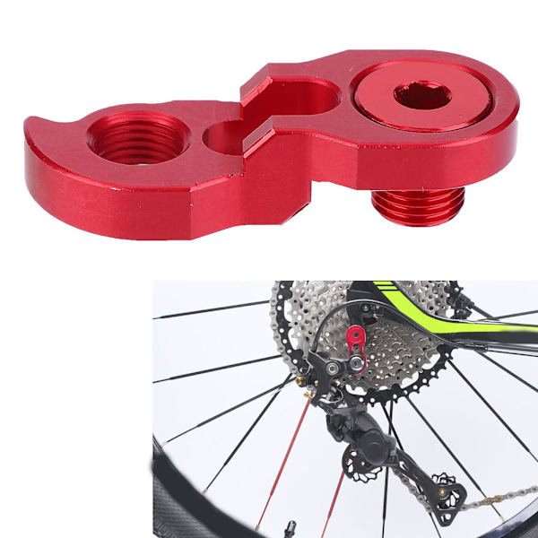 1 Sæt Aluminium Legering Bagskifter Hængsel Forlænger Forlænger til Landevejscykel Mountain Bikes rød