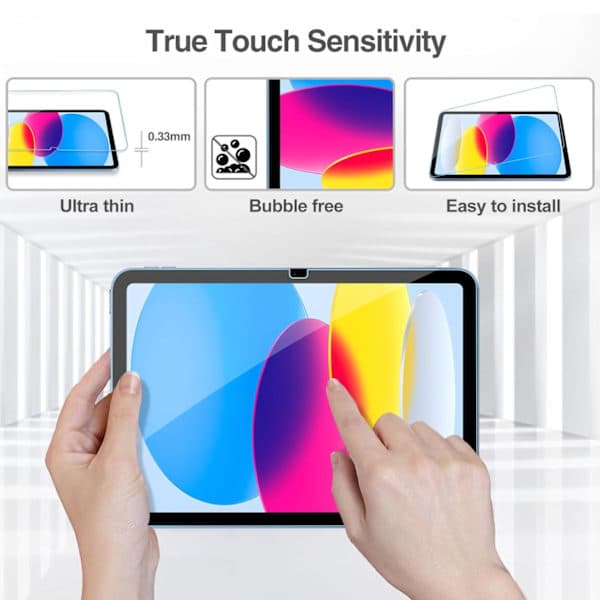 2-PACK Compatible with iPad (A16) gen 11 2025 Screen Protector Tempered Glass 9H Transparent