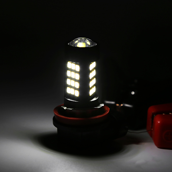 2x H11/H8 42 SMD LED Hvit 2835 Canbus Feilfri Frontlys Tåkelys Pære