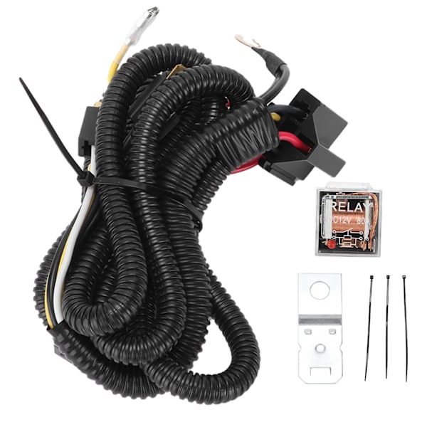 12V Horn Ledningsnet Relæ Kit Sæt til Bil Lastbil Grillmontering Blast Tone Universal