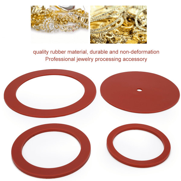 4st Gjutmaskin Packning Gummipackning Smyckenstillverkningsverktyg Tillbehör-+