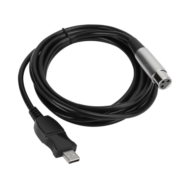 Mikrofon Mic Link Kabel Adapter USB till XLR Mikrofon Link Kabel sladd 3 Meter++