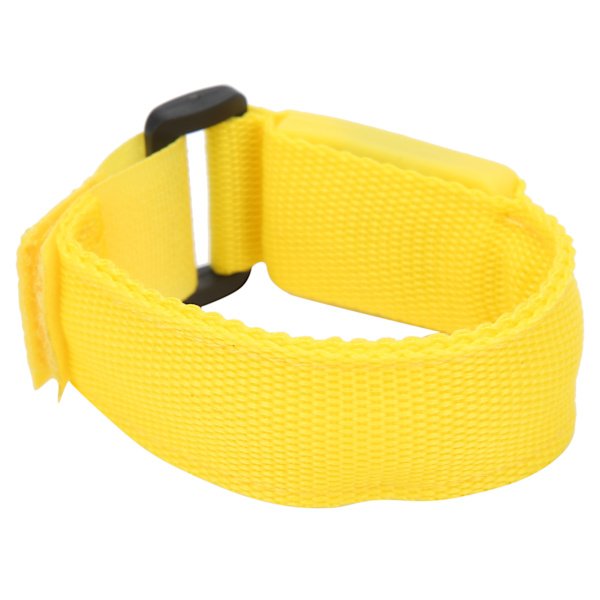 LED-armband för löpning och cykling utomhus - Justerbar blinkande armband, Gul